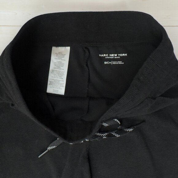 Marc New York Andrew Marc Black Knit Jogger Pants Women’s Small - Picture 2 of 5